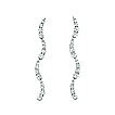 Wave Drop Earrings: earrings,Newbury,platinum,gold,engagement rings,diamond engagement rings