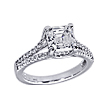 Split Shank Square Engament Ring: Split shank
engagement ring
gold 
platinum