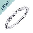 Stardust Active Shared Prong Wedding Ring: wedding band
wedding ring
diamond ring
platinum
gold