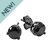 Black on Black Diamond Studs: earrings
black diamonds
black rhodium