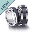 Furrer-Jacot Carbon Fiber Mechanized Wedding Band: 