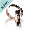 Furrer-Jacot 3 Color Carbon Fiber Wedding Band: 