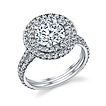 Double Halo Split Shank Engagement Ring: engagement ring 
halo ring
double halo
sprit shank