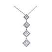 Denise Princess Diamond Pendant: 