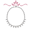 Red Carpet - Garbo Diamond Cluster Necklace: 