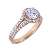 Split-Shank Halo Engagement Ring: Halo
split shank
engagement ring
