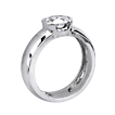 Semi-Bezel Engagement Ring: bezel,semi bezel,ring,engagement,engagement rings,diamond engagement rings