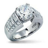 Princess & Baguette Engagement Ring by Stardust: Stardust Diamonds - Engagement Ring,engagement rings,diamond engagement rings