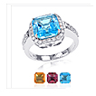 Changeable Square Cut Ring: Changeables,Fashion Ring,Gold,engagement rings,diamond engagement rings