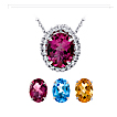Changeable Oval Cut Pendant: Changeables,Fashion jewelry,gold,engagement rings,diamond engagement rings