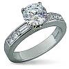 Princess & Baguette Engagement Ring by Stardust: Stardust Diamonds - Engagement Ring,engagement rings,diamond engagement rings