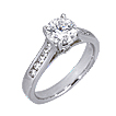 Vatché Aurora Channel Round Engagement Ring: vatche,ring,gold,platinum,engagement rings,diamond engagement rings