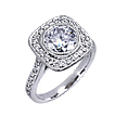 Cannes Heritage Custom Engagement Ring: engagement ring,gold,platinum,custom ring,vintage,engagement rings,diamond engagement rings