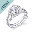 Stardust Active Split-Shank Engagement Ring: ,engagement rings,diamond engagement rings