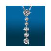 Scintillating 6stone Graduated Pendant PD1985: ,engagement rings,diamond engagement rings