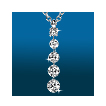 Scintillating 5stone Graduated Pendant PD1939: ,engagement rings,diamond engagement rings