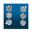 Scintillating 3st STraight Earrings ER1483: ,engagement rings,diamond engagement rings