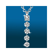 Scintillating 5stone Straight Pendant PD1938: ,engagement rings,diamond engagement rings