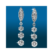 Marquis Pavé 3st Graduated Earrings ER1560: ,engagement rings,diamond engagement rings