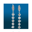 Marquis Pavé 5st Straight Earrings ER1535: ,engagement rings,diamond engagement rings