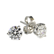 3-Prong Earring Studs: earrings,engagement rings,diamond engagement rings