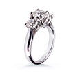 St. Tropez Three Stone Anniversary Ring: platinum,gold,engagement ,anniversary,wedding rings,engagement rings,engagement rings,diamond engagement rings