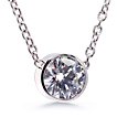 Bezel set Pendant: Pendant,bezel,platinum,gold,chain,engagement rings,diamond engagement rings