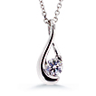 Organic Figure 8 Pendant: 8,pendant,gold,platinum,engagement rings,diamond engagement rings