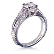Cannes Split Shank Engagement Ring: pavée,Cannes,engagement,gold,platinum,split shank,wedding rings,engagement rings,engagement rings,diamond engagement rings