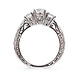 Monaco Three Stone Anniversary Ring: Monaco,past present future,engagement,anniversary,gold,platinum,ring,anniversary ring,weddin,engagement rings,diamond engagement rings