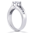 Engagement ring with Side Stones: Gold Platinum Diamond Ring ,engagement rings,diamond engagement rings