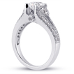 Split-Shank Engagement Ring: Gold Platinum Diamond Ring ,engagement rings,diamond engagement rings