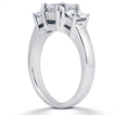 Engagement ring with Side Stones: Gold Platinum Diamond Ring ,engagement rings,diamond engagement rings