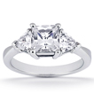 Engagement ring with Side Stones: Gold Platinum Diamond Ring ,engagement rings,diamond engagement rings