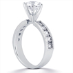 Engagement ring with Side Stones: Gold Platinum Diamond Ring ,engagement rings,diamond engagement rings