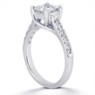 Engagement ring with Side Stones: Gold Platinum Diamond Ring ,engagement rings,diamond engagement rings