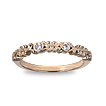 Floral matching Wedding Ring