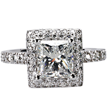 Cannes Square-cut Halo Engagement Ring: (/images/Items/135.jpg) Cannes,Riviera,Halo,engagement ring,engagement rings,diamond engagement rings