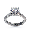 Micro-Pavé Engagement Ring