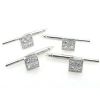 Men's Diamond Tuxedo Studs by Stardust Designs