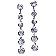 Bezel Drop Earring Jackets: (/images/Items/414.jpg) bezel drop earrings,diamonds by the yard,gold platinum,earrings,earring jackets,engagement rings,diamond engagement rings