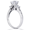 Engagement ring with Side Stones