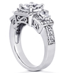 Pavé Halo Engagement Ring