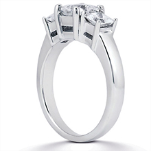 Engagement ring with Side Stones: (/images/Items/ENS1001-A_Angle.jpg) Gold Platinum Diamond Ring ,engagement rings,diamond engagement rings