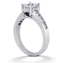 Engagement ring with Side Stones: (/images/Items/ENS1642-A_Angle.jpg) Gold Platinum Diamond Ring ,engagement rings,diamond engagement rings