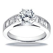 Engagement ring with Side Stones: (/images/Items/ENS1652-A_Top.jpg) Gold Platinum Diamond Ring ,engagement rings,diamond engagement rings