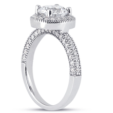 Pavé Halo Engagement Ring: (/images/Items/ENS1703-A_Angle.jpg) Gold Platinum Diamond Ring ,engagement rings,diamond engagement rings