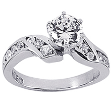 Engagement ring with Side Stones: (/images/Items/ENS510-A_Top.jpg) Gold Platinum Diamond Ring ,engagement rings,diamond engagement rings