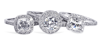 Halo Engagement Rings